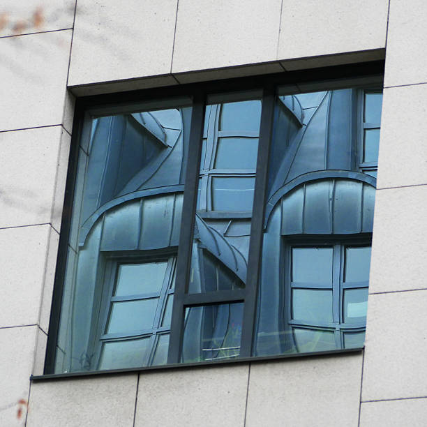 istock Windows reflection in a window of a modern architecture building 2254191222