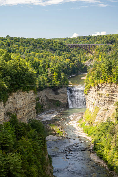 istock Scenic gorge and waterfalls in Letchworth State Park 2254192996