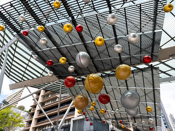 Christmas Decorations in CBD Brisbane, Australia