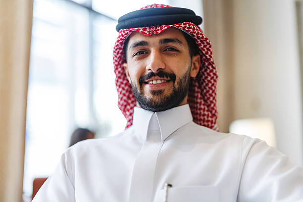 istock Confident Young Arabic Businessman in Hotel Lobby 2254202557