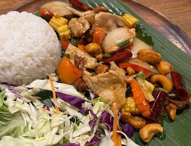 Thai food - Chicken with cashew nuts