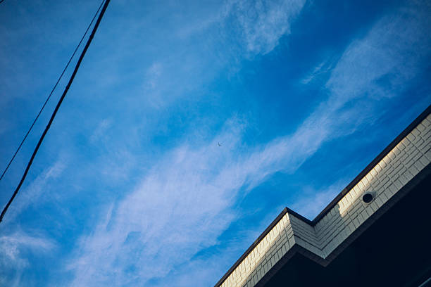 Blue Sky and Passenger Aircraft