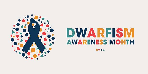 Dwarfism awareness month, Colorful Poster, Banner Design Template.