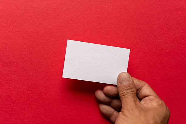 istock Person holding a blank card 2254222167