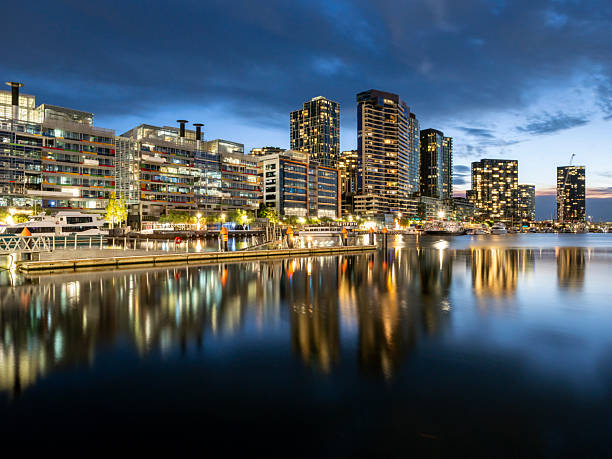 istock Docklands waterfront in Melbourne, Australia 2254225205