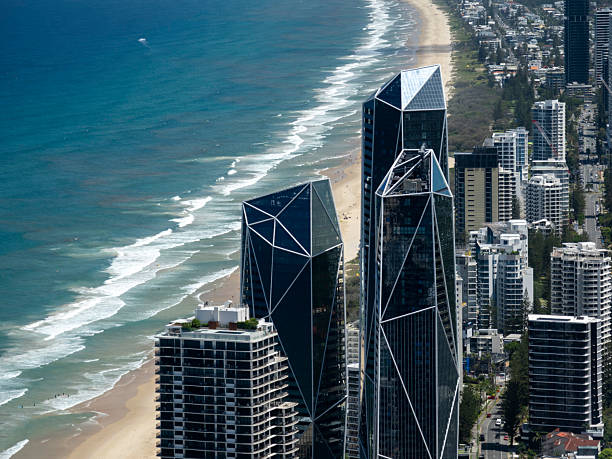 Gold Coast City aerial view, Australia