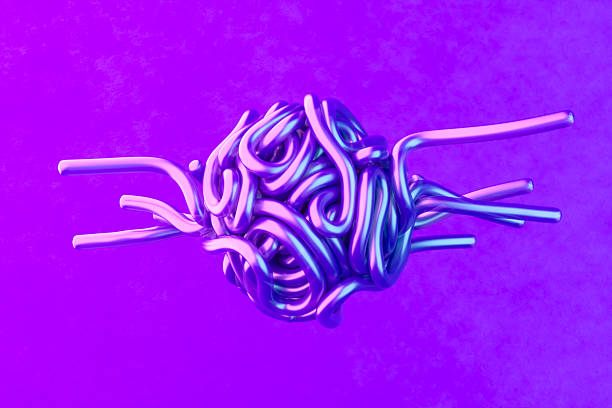A digitally generated image featuring twisted ropes and paracords, symbolizing strength, resilience and durability. This vibrant design represents teamwork, endurance and reliability, making it ideal for adventure, survival gear and strong connection themes.