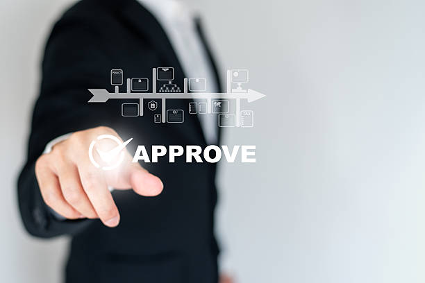 istock The Business man approve new timeline and target goal floating on screen 2254227336
