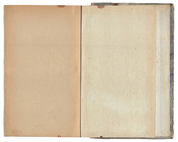 istock Vintage empty background of old book paper texture isolated 2254232820