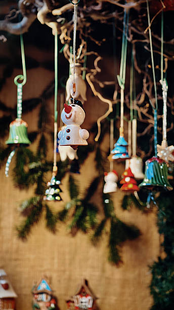 istock Christmas Market in Budapest with Handmade Festive Decorations 2254236477