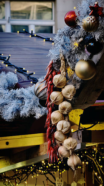 istock Christmas Market in Budapest with Handmade Festive Decorations 2254236486