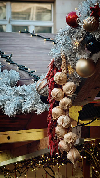 Christmas Market in Budapest with Handmade Festive Decorations