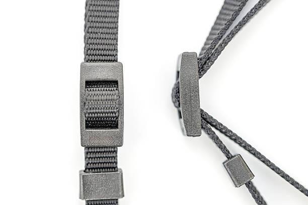 istock A close-up shows two adjustable black nylon straps with plastic adjusters against a white background. 2254239768