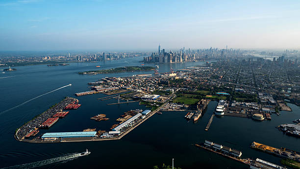 Drone fine art photograph, Red Hook, Manhattan