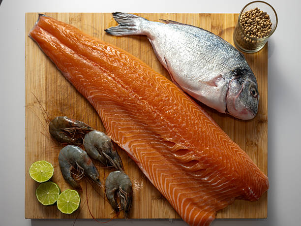 istock Fresh Fish and Seafood Selection 2254250589
