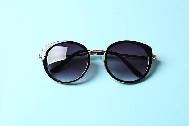 istock Stylish sunglasses on a colored background 2254253492