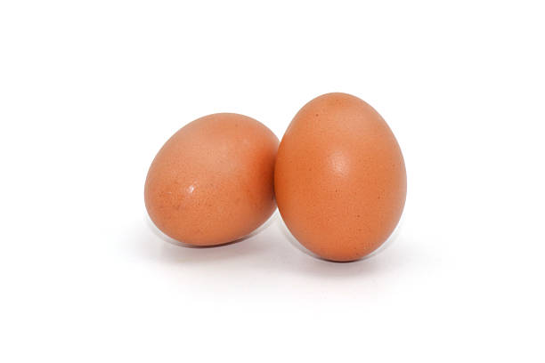 istock Eggs on a white background are a good source of protein. which helps build and repair worn out parts of the body. 2254253763