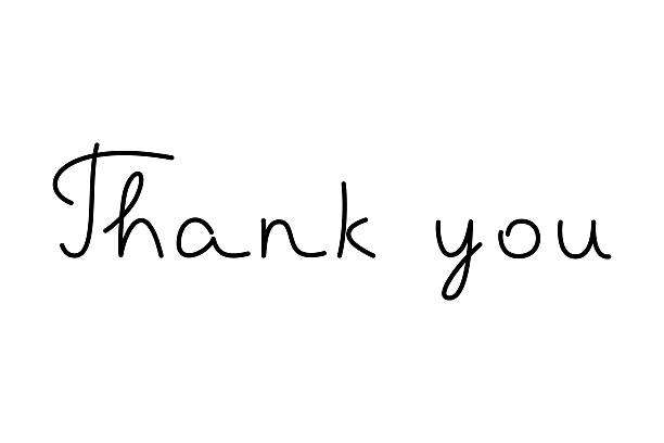 istock Thanks, the text, the inscription is manually isolated on a white background 2254257840