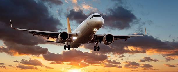 istock Commercial airplane jetliner flying above dramatic clouds. 2254264300