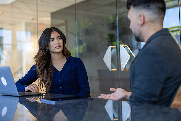 istock A Job Interview in a boardroom. 2254264404