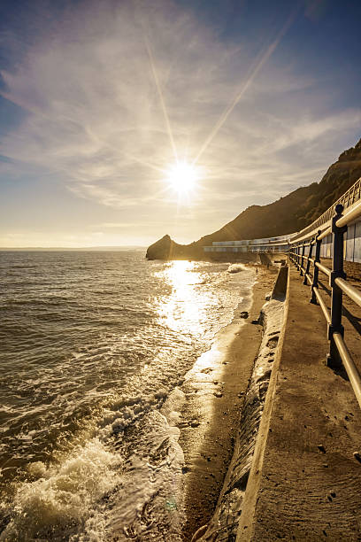 istock Waves crash at Meadfoot Beach in Torquay 2254267624