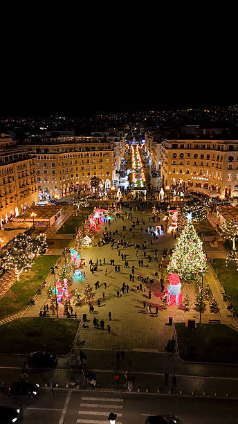 istock Christmas in Thessaloniki square avenue “ Tsimiski “ 2254268151