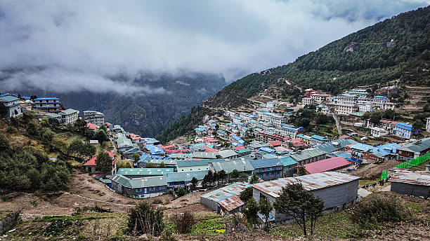 istock The view of Namche Bazaar in Nepal 2254272827