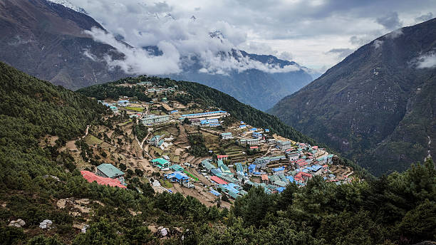 istock The view of Namche Bazaar in Nepal 2254272850