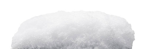 Snow is shown isolated with a clear background. It can be used for winter-themed projects, designs, or backgrounds in various creative works