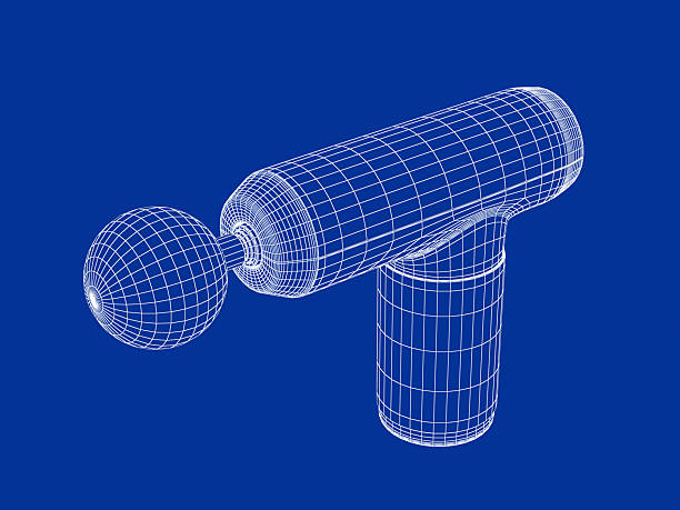 istock 3D model of massage gun 2254284000