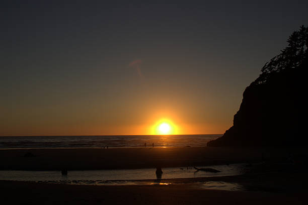 Sunset Beach Photos in Neskowin Oregon and the Ghost Forest