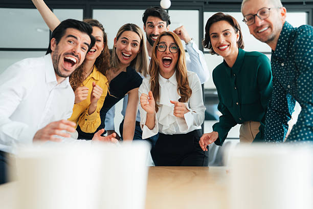 istock Business team Taking a Break with games 2254296647