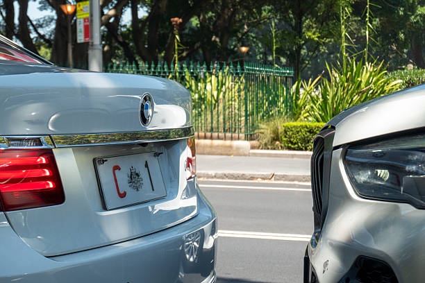 On the left is the Australian Prime Minister’s BMW Series 7 vehicle parked on St James Road near Macquarie Street in the central business district of Sydney. The Prime Minister, the Hon Anthony Albanese MP, is at a nearby function. The “C” in the number plate of \