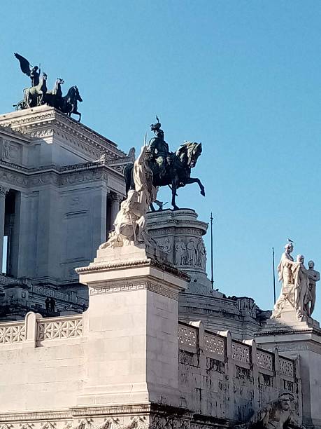 Una veduta del Vittoriano - Altare della Patria - Monumento a Vittorio Emanuele II - Roma