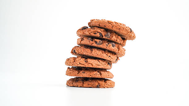 istock Chocolate chips cookies, isolated on white background 2254311296