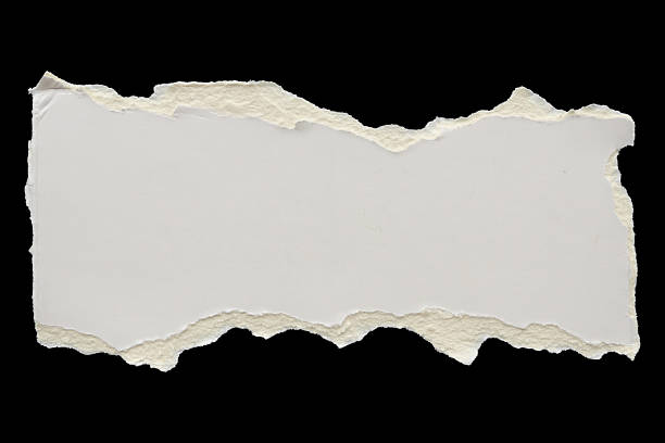 istock White ripped paper torn edges strips isolated on black background 2254311717
