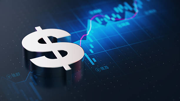 istock Metallic Dollar Symbol Over Financial Chart Background 2254312110