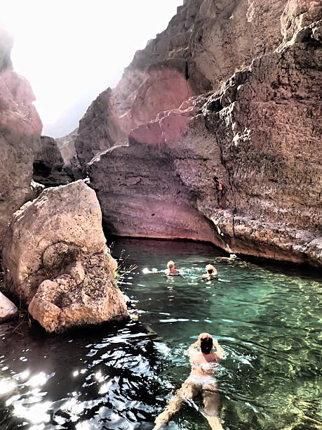 istock Wadi Shab, gorge in Oman 2254320557