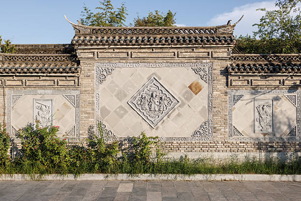 The artistic wall of Chinese gardensThe artistic wall of Chinese gardens