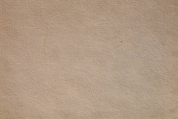 Brown sackcloth woven texture background in natural pattern. Jute hessian burlap, linen background in light beige cream color blank. Weaving canvas fiber line cotton cloth textured as organic.