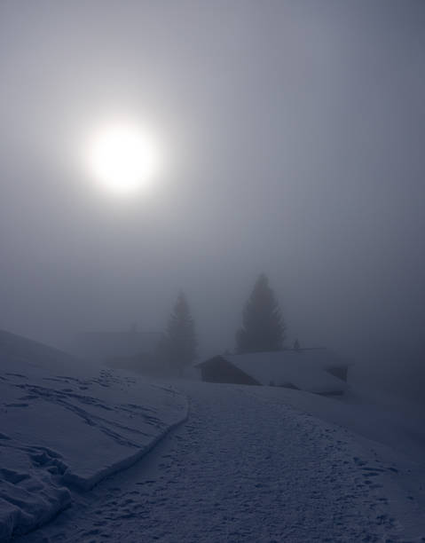 Winter in the Alps, Kleinwalsertal, Austria