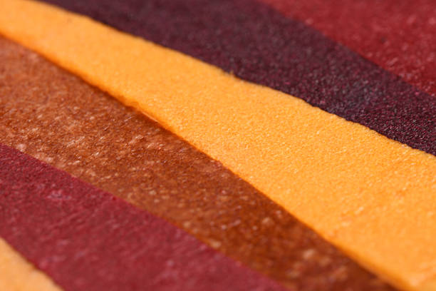 istock Macro Texture of Dried Fruit Leather Strips 2254333259