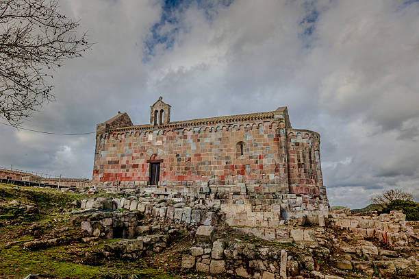 2024 01 16 Italy, Sardinia, Oristano, Fordongianus, Christian complex of. Santu Lussurgiu martyr.