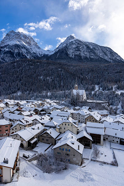 istock Winter in Scuol, Swiss Alps 2254338085