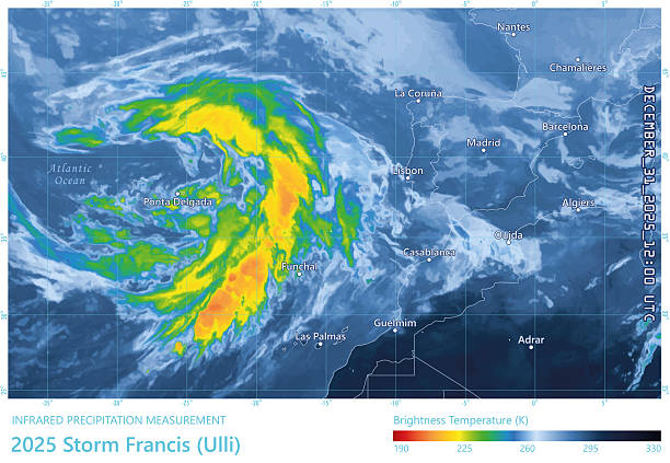 istock Storm Francis 20251231 12UTC Precipitation Map Atlantic Ocean 2254338305
