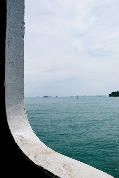 View of the ocean from ferry