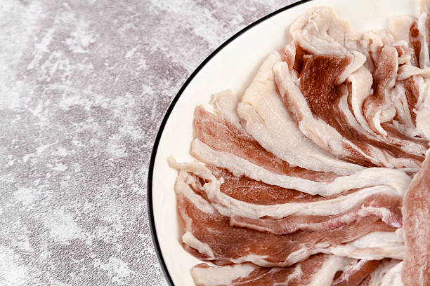 istock resh raw beef sliced with rich fat marbling served on a white plate 2254351498