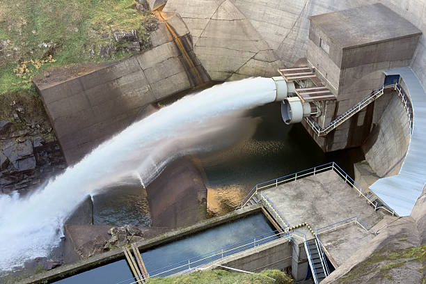 istock water flowing under pressure from a dam pipe at a hydroelectric power station 2254356684