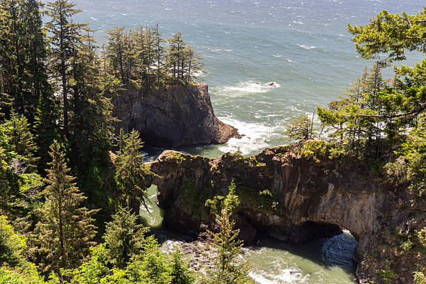 Natural bridges in Samuel H. Boardman State Scenic Corridor