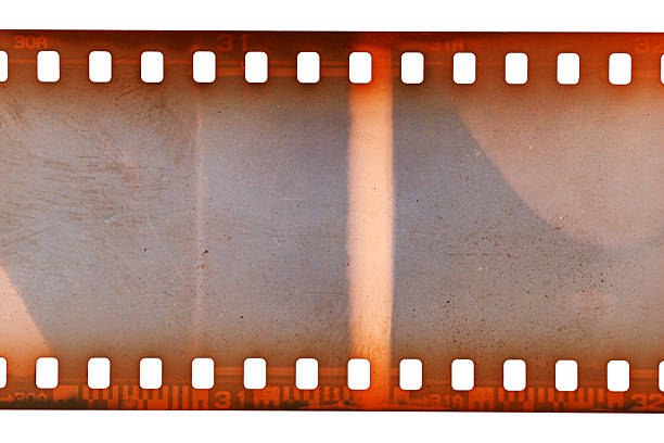 istock Dusty and grungy 35mm film texture or surface 2254379029